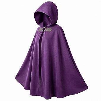 Unisex Medieval Renaissance Wizard Hooded Cape Cosplay Costume Cloak