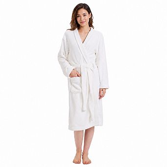 Women Soft Absorbent Kimono Bathrobe Quick Dry Spa Hotel Lounge Robe