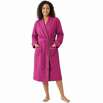 Waffle Women's Robes Shawl Collar Soft Lightweight Loungewear Spa Bathrobes