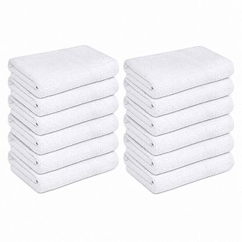 Set of 6 Pure Cotton Quick Drying Commercial Grade Utility Towels
