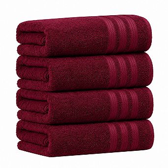 Set of 4 Extra Large Quick Dry Ultra Soft Absorbent Luxury Bathroom Towels