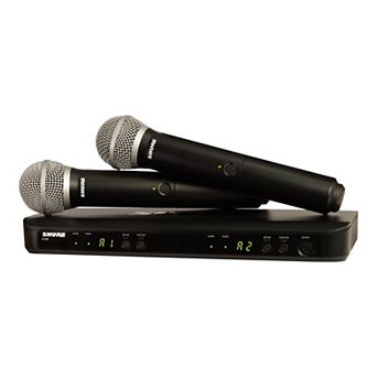 Shure BLX288/PG58 Dual-Channel Wireless Audio System H9 Band (512542 MHz) BLX88 Receiver