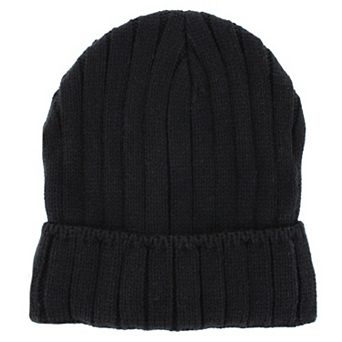 Grand Sierra Men's One Size Lined Cable Knit Winter Beanie Hat