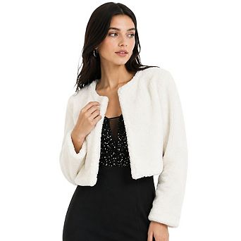 Artyska Women's Faux Fur Open-Front Jacket