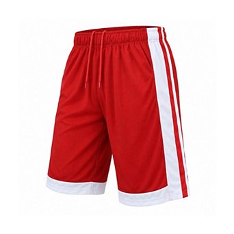 Galaxy By Harvic Men's Premium Active Moisture Wicking Workout Mesh Shorts With Trim