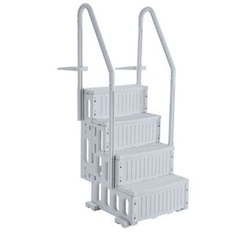 YIORTWO 4 Step Pool Ladder with Double Handrails for 48 to 54 Inch Swimming Pools