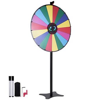VEVOR 36 inch Spinning Prize Wheel, 18 Slots Spinning Wheel, Roulette Wheel