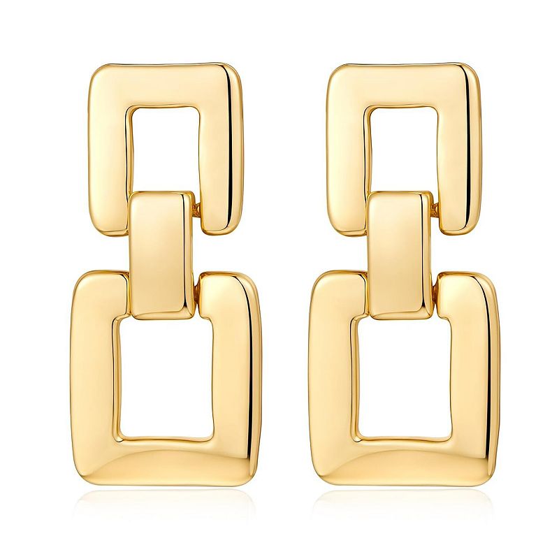 Square Link Earrings