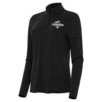Women's Antigua Tampa Bay Rays League Champs 2026 Bright 1/4 Zip Pullover