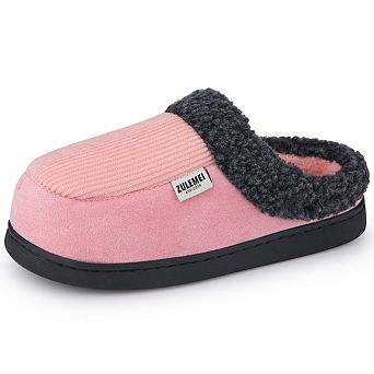 Women's Closed Toe Warm Lined Slip on House Slippers