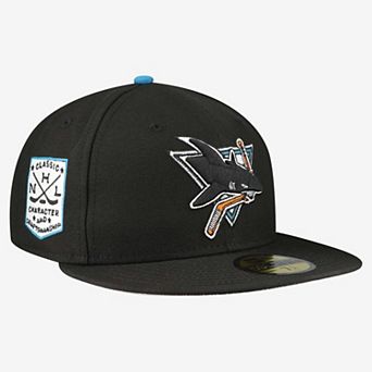 Men's New Era Black San Jose Sharks Vintage Pack 59FIFTY Fitted Hat