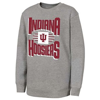 Youth Outerstuff Gray Indiana Hoosiers Jet Stream Sweatshirt