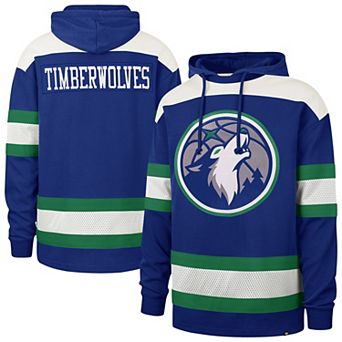 Men's '47 Blue Minnesota Timberwolves Score Win Home Fleece Hoodie