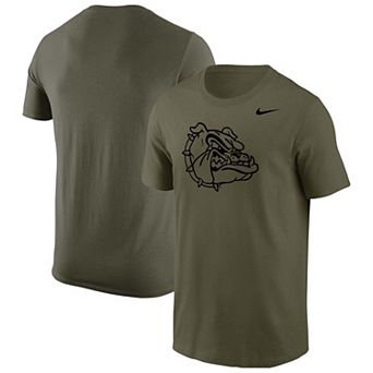 Men's Nike Olive Gonzaga Bulldogs Military T-Shirt