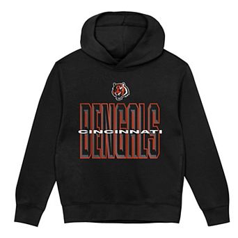 Toddler Outerstuff Black Cincinnati Bengals Field General Fleece Hoodie