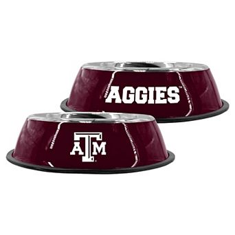 "The Memory Company Texas A&M Aggies 9"" Stainless Steel Pet Bowl"