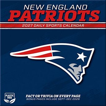New England Patriots 2027 Box Calendar