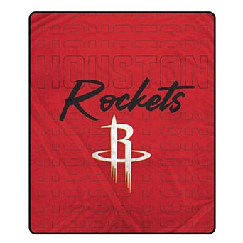 "Pegasus Houston Rockets Echo Script Fade 50"" x 60"" Ultra Soft Throw Blanket"