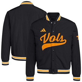 Men's adidas Black Tennessee Volunteers Full-Snap Dugout Jacket