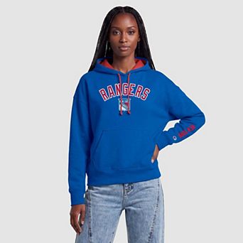 Women's Champion New York Rangers Blue Hoodie