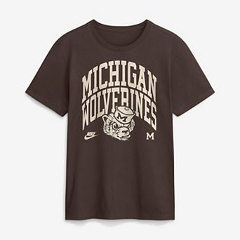 Men's Nike Brown Michigan Wolverines Bold T-Shirt