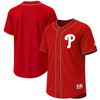 Men's Stitches Red Philadelphia Phillies Jersey