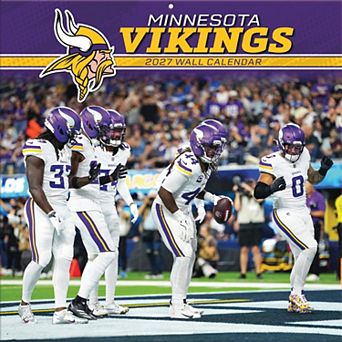 Minnesota Vikings 2027 12 ۝ x 12 ۝ Team Wall Calendar
