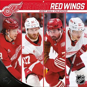 Detroit Red Wings 2027 12 ۝ x 12 ۝ Team Wall Calendar