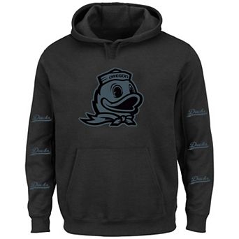 Men's Fanatics Black Oregon Ducks Big & Tall 3-Hit Pullover Hoodie