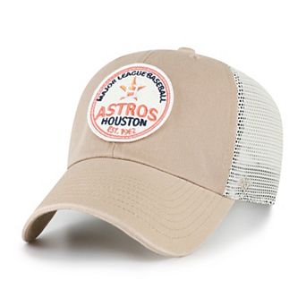 Men's '47 Khaki Houston Astros Clean Up Adjustable Hat
