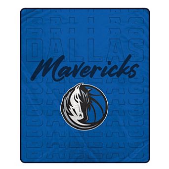 "Pegasus Dallas Mavericks Echo Script Fade 50"" x 60"" Ultra Soft Throw Blanket"