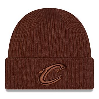 Men's New Era Brown Cleveland Cavaliers Color Pack Cuffed Knit Hat