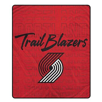 "Pegasus Portland Trail Blazers Echo Script Fade 50"" x 60"" Ultra Soft Throw Blanket"