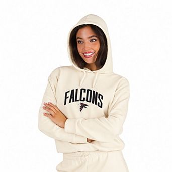Women's Fanatics Cream Atlanta Falcons Plus Size Hoodie & Pants Lounge Set