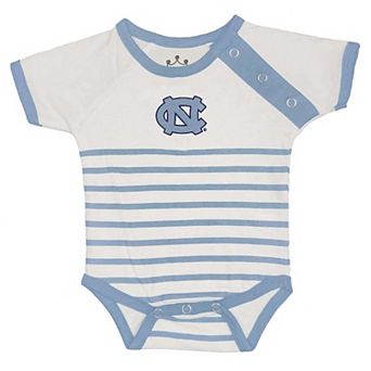 Newborn & Infant Little King Carolina Blue/White North Carolina Tar Heels Shoulder Snap Bodysuit