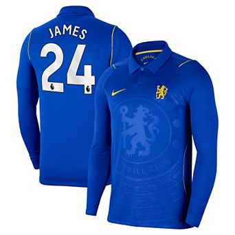 Men's Nike Reece James Blue Chelsea 2026/27 Home Stadium Replica Long Sleeve Jersey