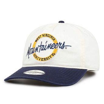 Men's The Game White West Virginia Mountaineers Classic Circle Adjustable Hat