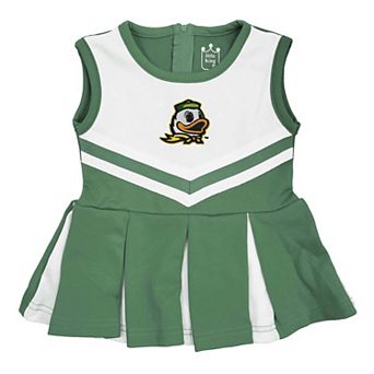 Infant Little King Green Oregon Ducks Cheer Jumper