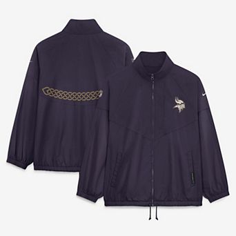 Women's Nike Purple Minnesota Vikings 2026 Rivalries Collection Oversized Full-Zip Jacket