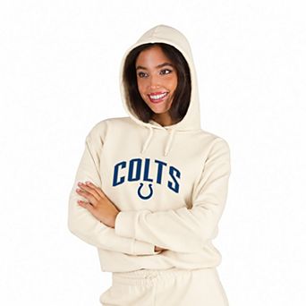 Women's Fanatics Cream Indianapolis Colts Plus Size Hoodie & Pants Lounge Set