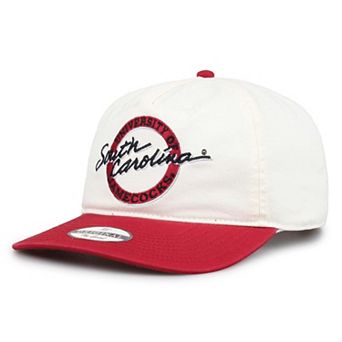 Men's The Game White South Carolina Gamecocks Classic Circle Adjustable Hat