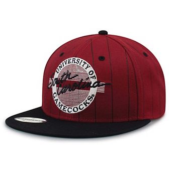 Unisex The Game Garnet/Black South Carolina Gamecocks '90 Pinstripe Snapback Hat