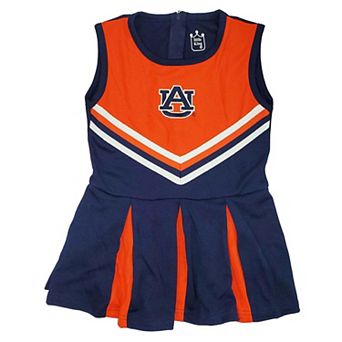 Infant Little King Navy Auburn Tigers Cheer Jumper