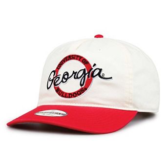 Men's The Game White Georgia Bulldogs Classic Circle Adjustable Hat