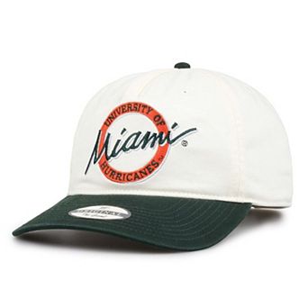 Men's The Game White Miami Hurricanes Classic Circle Adjustable Hat