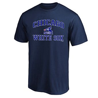Men's Fanatics Navy Chicago White Sox Big & Tall Cooperstown Collection Heart & Soul T-Shirt