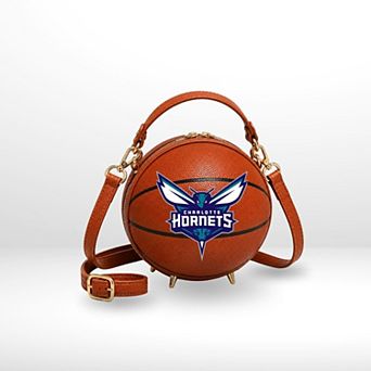 by Jill Martin Charlotte Hornets Basketball Crossbody Fan Bag