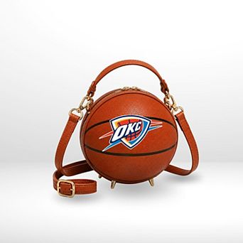 by Jill Martin Oklahoma City Thunder Basketball Crossbody Fan Bag