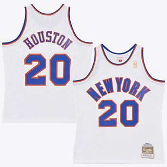 Men's Mitchell & Ness Allan Houston White New York Knicks 1996-97 Hardwood Classics Swingman Jersey
