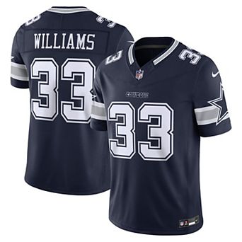 Men's Nike Javonte Williams Navy Dallas Cowboys Team Vapor F.U.S.E. Stitched Limited Jersey